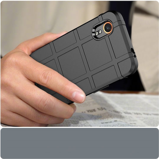 Umschlag Rückseite Silikon Schwarz (Samsung Galaxy Xcover 7)