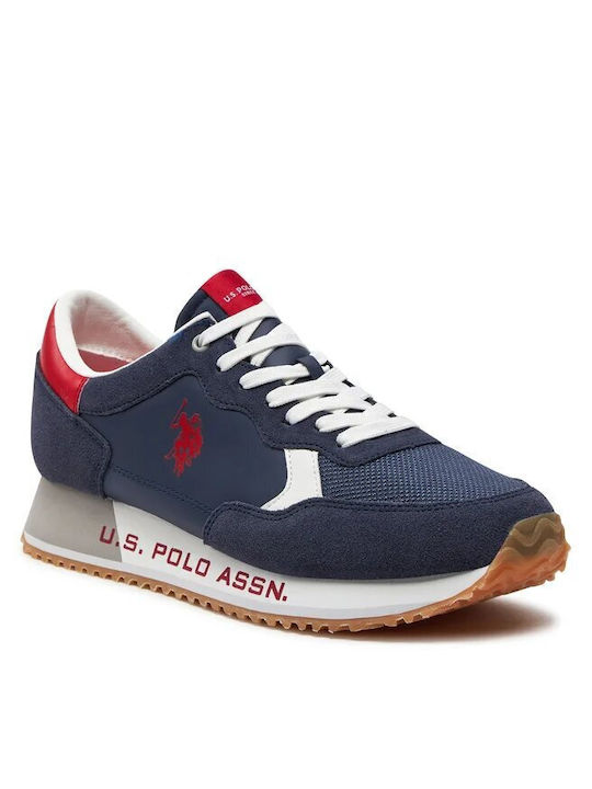 U.S. Polo Assn. Ανδρικά Ανατομικά Sneakers Μπλε