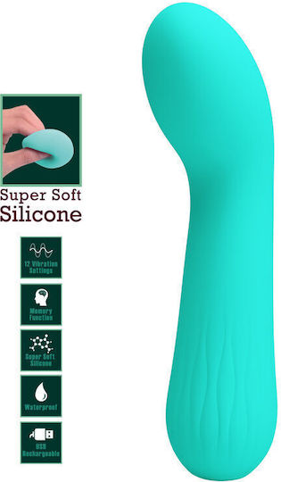 Pretty Love Faun Rechargeable Vibrator Aqua Green