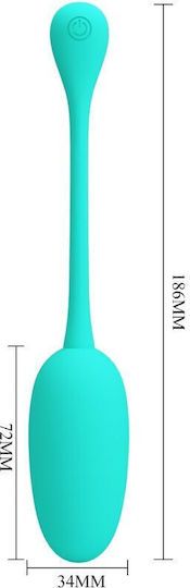 Pretty Love Knucker Water Green Rechargeable Vibrating Egg