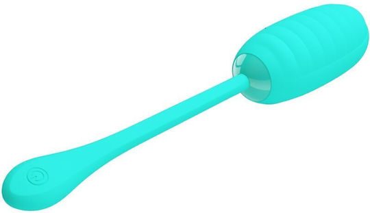 Pretty Love Kirk Rechargeable Vibrating Egg Aqua Green