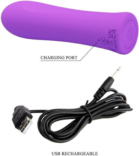 Pretty Love Alfreda Super Power Vibrator Aqua Purple