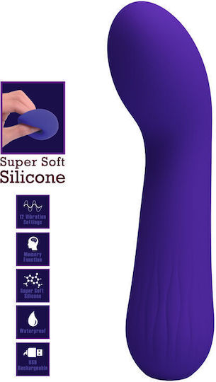 Pretty Love Faun Rechargeable Vibrator Purple