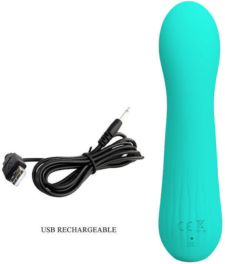 Pretty Love Faun Rechargeable Vibrator Aqua Green