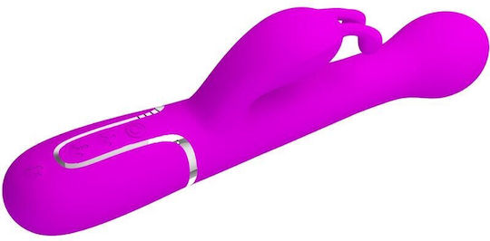 Pretty Love Dejon Rabbit Vibrator 3 In 1 Multifunction Violet