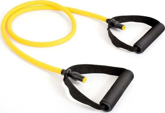 SMJ Sport GB-S2109 Widerstandsbänder Gymtube Schwer mit Griffen Gelb Widerstandsbänder mit schweren Griffen 1.48m