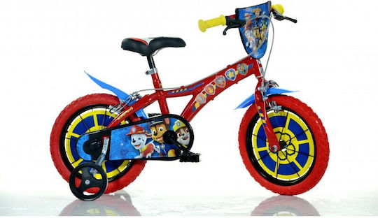 Dino Bikes Paw Patrol 14" Bicicletă pentru copii BMX Roșu