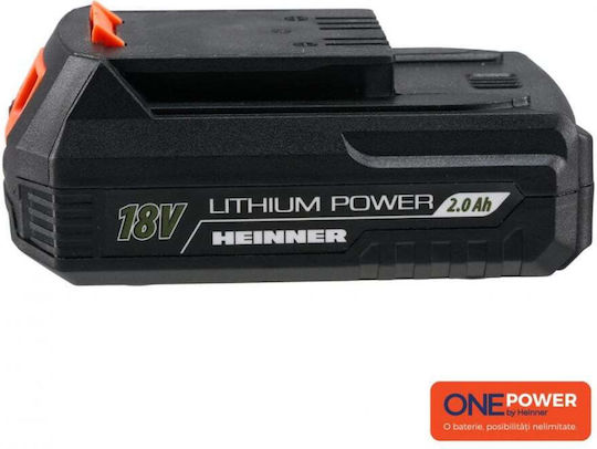Heinner Werkzeugbatterie Lithium 18V mit Kapazität 2Ah