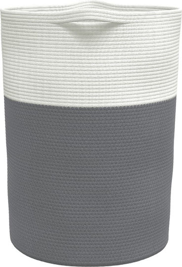 vidaXL Кошница за съхранение Текстил Сив 49x49x65см 1бр