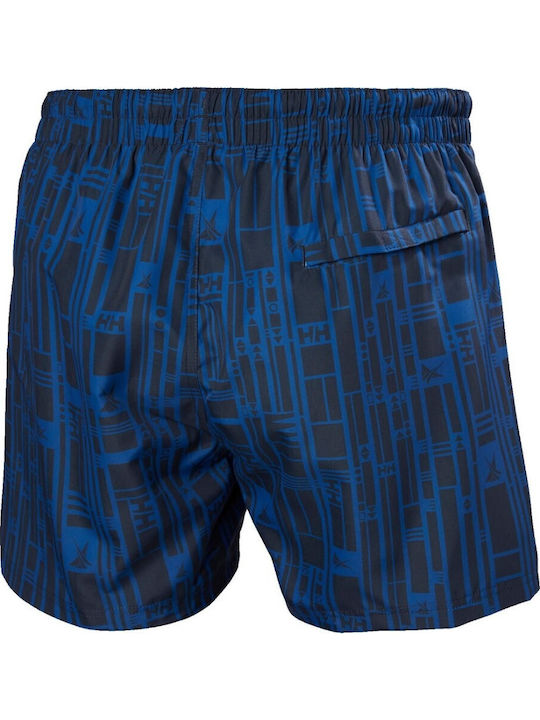 Men's Swimwear Shorts Blue with Patterns