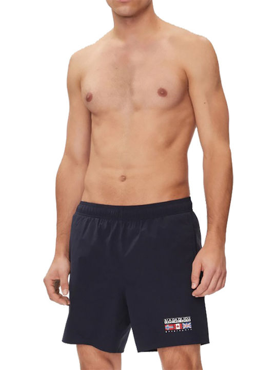 Vsahtu Men's Swimwear Shorts Blue