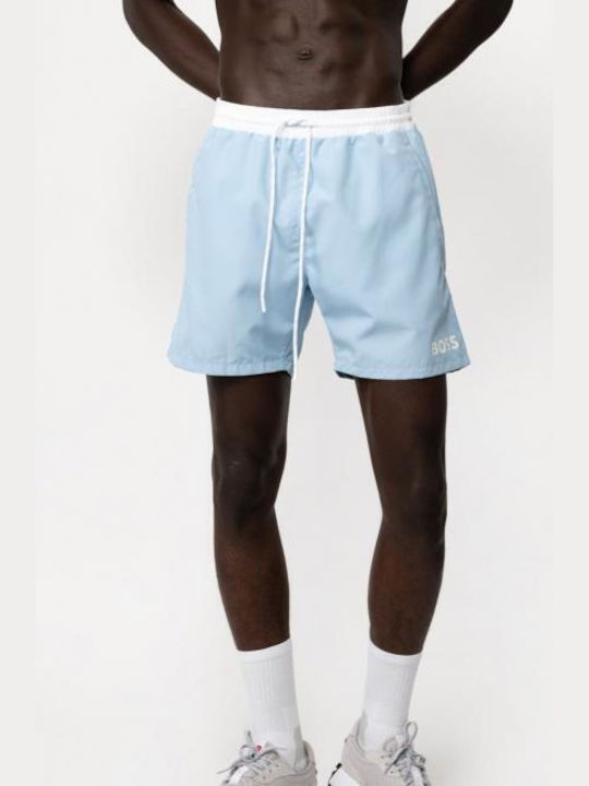 Hugo Boss Starfish Men's Swimwear Shorts Light-pastel Blue