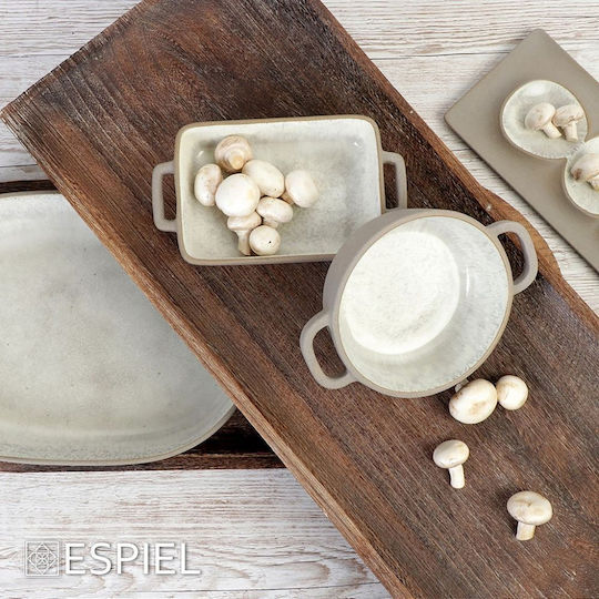 Espiel Spirit Keramik Ordnungshüter 3 Schlitze Beige W31.8xL15.8xH2.2cm 1Stück