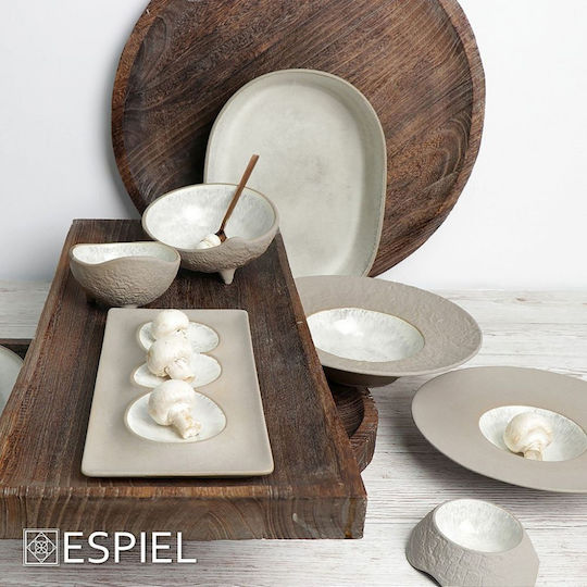 Espiel Spirit Keramik Ordnungshüter 3 Schlitze Beige W31.8xL15.8xH2.2cm 1Stück