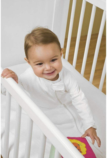 Interbaby Babyschutz aus Stoff in Weiß Farbe 1Stück
