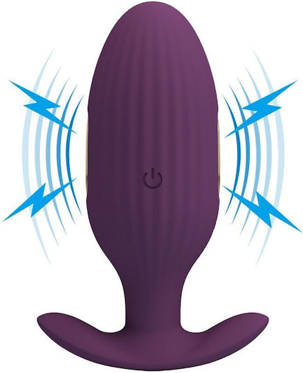 Pretty Love Jefferson App Controlled Anal Plug Purple