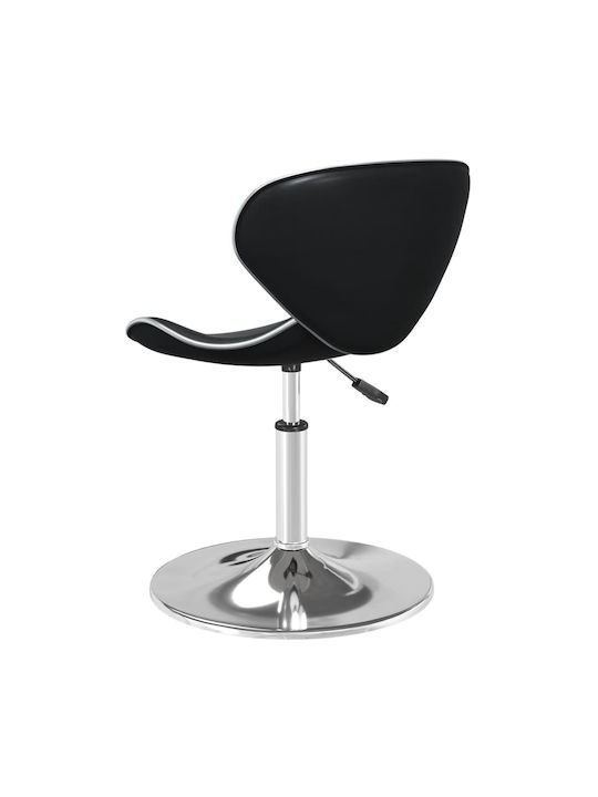 Stool Bar with Adjustable Height Black 45.5x45x61-76cm