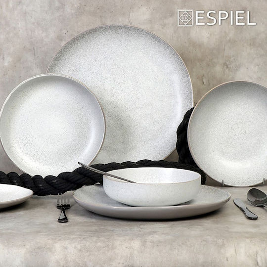 Espiel Etna Сервизна Плато Керамично Бял 36x27бр 1бр