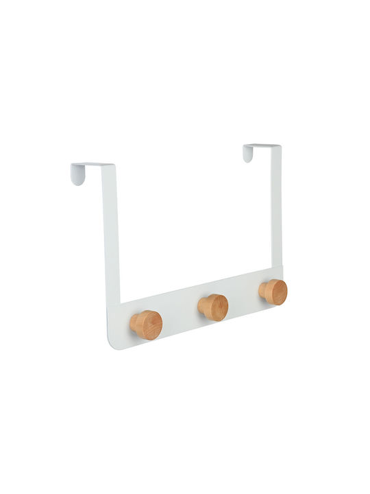Estia Door Hook 3 Slots Metallic 20x2.5x30cm