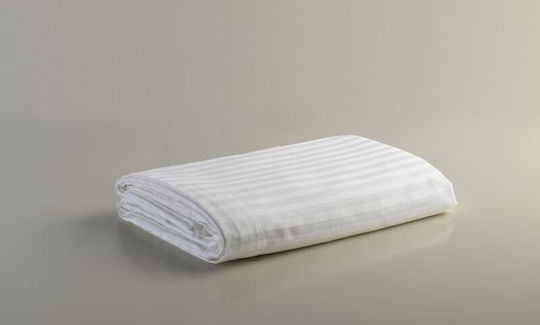 Mc Decor Σεντόνι Ξενοδοχείου Λευκό Υπέρδιπλο 240x270εκ. Βαμβακερό