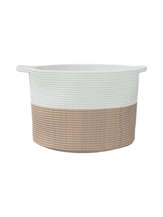 vidaXL Stoff Wäschekorb Klappbar 55x55x36cm Braune