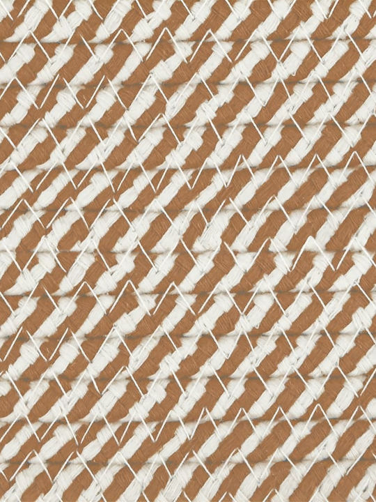 vidaXL Stoff Wäschekorb Klappbar 55x55x36cm Braune