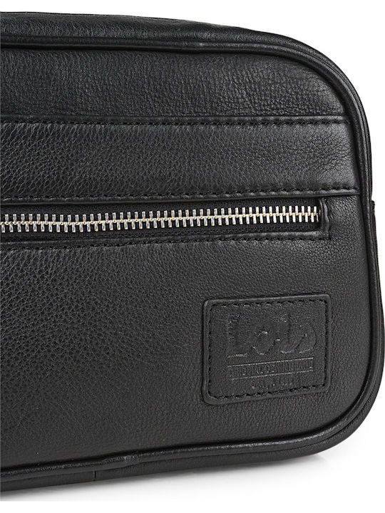 Leather Men's Bag Handbag Black