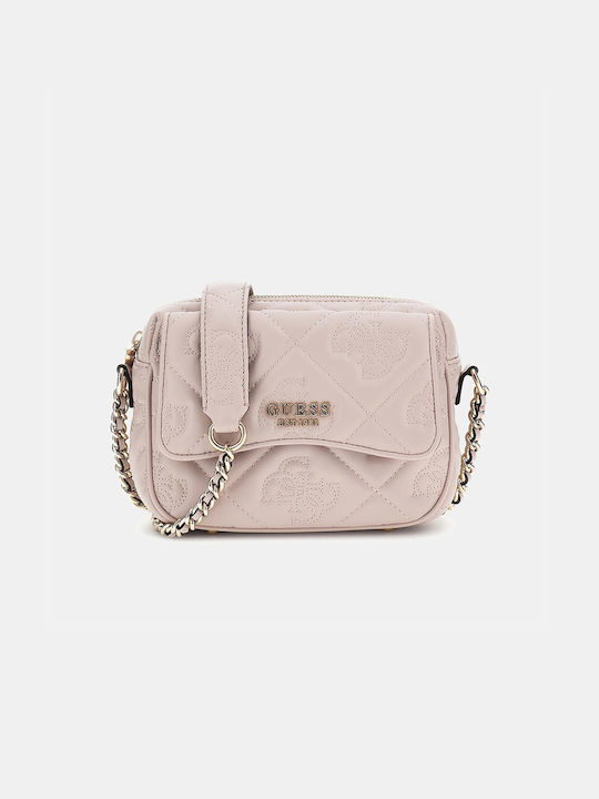 Guess Din piele Geantă de damă Crossbody Roz