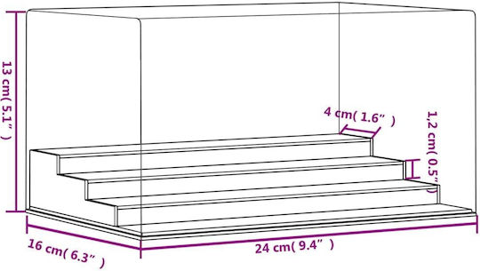 vidaXL Produkt-Display-Ständer B24xT16xH13cm