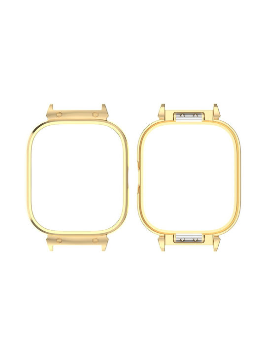 Μεταλλική Θήκη σε Χρυσό χρώμα για το Xiaomi Redmi Watch 3 Lite / Watch 3 Active Μεταλλική Θήκη σε Χρυσό χρώμα για το Xiaomi Redmi Watch 3 Lite / Watch 3 Active