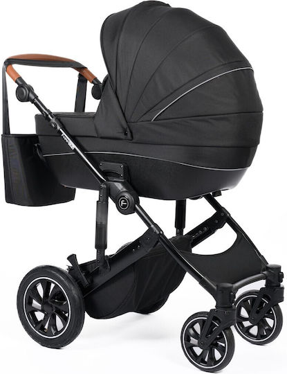 FreeOn Comfort Бебешка количка 3 в 1 Черен 12.5кг