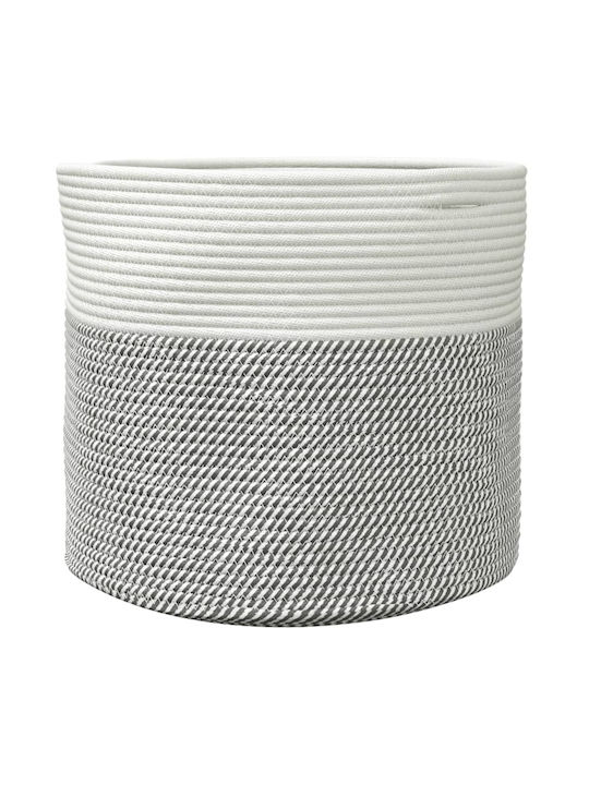 vidaXL Storage Basket Fabric Gray 40x40x35cm 1pcs