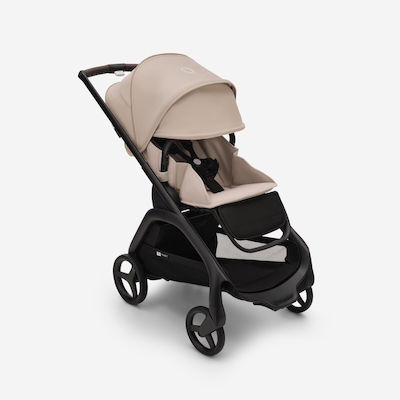 Bugaboo Dragonfly Complete Adjustable Baby Stroller Suitable from 6+ Months Complete Black - Taupe Desert 7.9kg