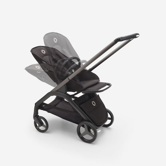 Bugaboo Dragonfly Complete Verstellbar Kinderwagen Geeignet ab 6+ Monaten Complete Black - Taupe Desert 7.9kg
