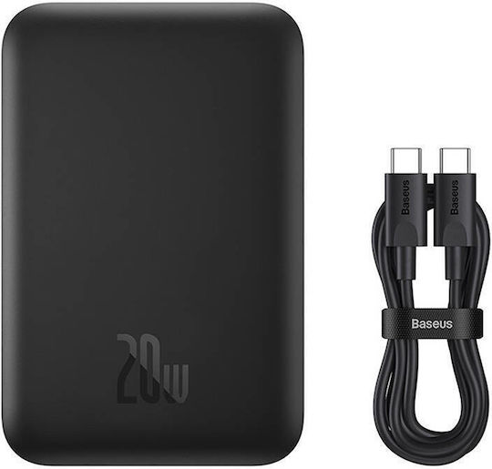 Baseus MagSafe Power Bank 6000mAh 20W με Θύρα USB-C Power Delivery Μαύρο