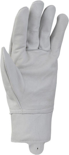 Stenso Gloves for Work White Leather 1pcs