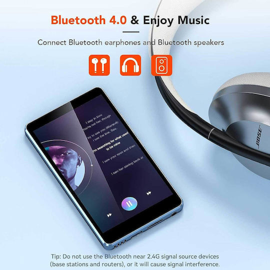 Agptek MP3 Player (16GB) with Touch Screen 4" Purple 1000-41660135