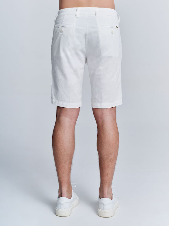 Staff Ανδρική Βερμούδα Chino Off White