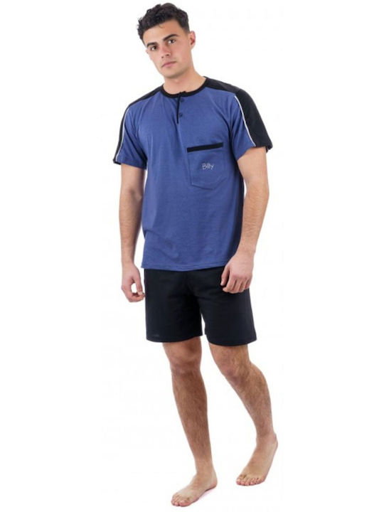 Billy Sabbado Men's Summer Pajamas Set Blue