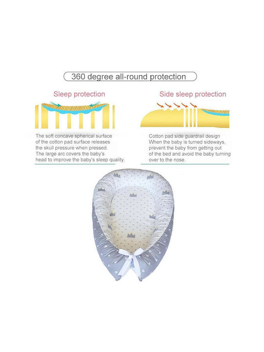 Baby Nest Bed Crib Portable Removable Washable Crib Travel Bed Cotton Cradle Children Infant Kids By-2053