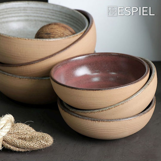 Espiel Calabria Bol Rotund Din Ceramică Roz Cu Diametrul 6.5cm
