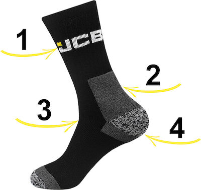 JCB Lang Jagdsocken in Schwarz Farbe