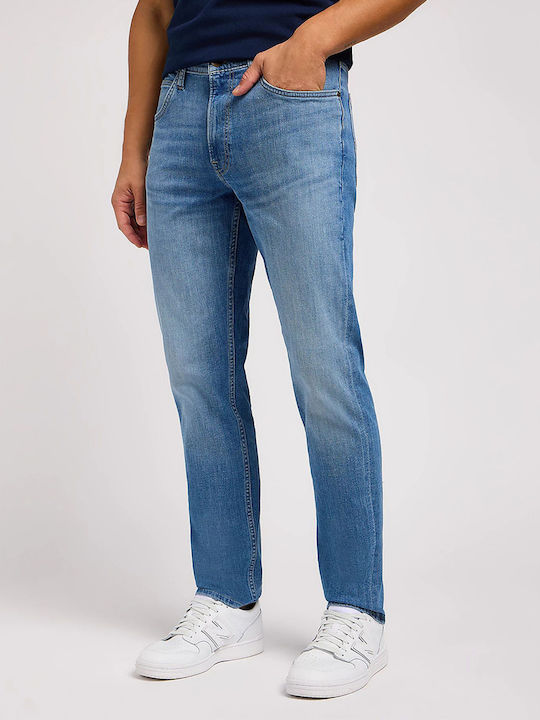 Lee Brooklyn Pantaloni de Bărbați din Jean în Linie Dreaptă JeanBlue