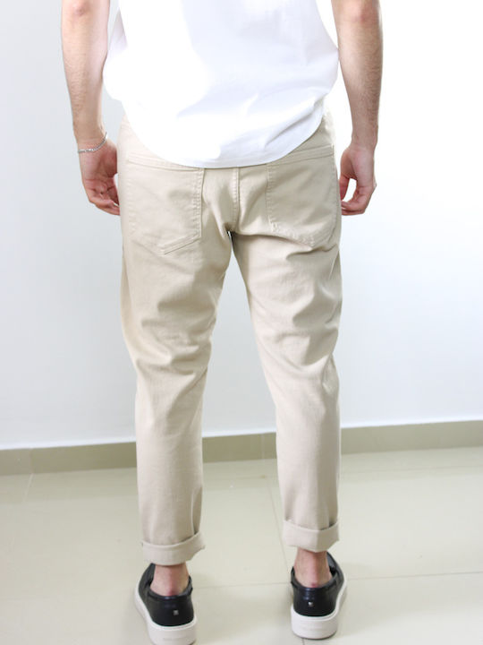Royal Denim Malmo Pantaloni de Bărbați din Jean Beige