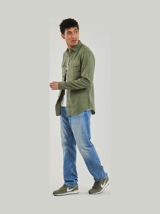 Mosa Men's Jeans Pants with Regular Straight Fit Blue