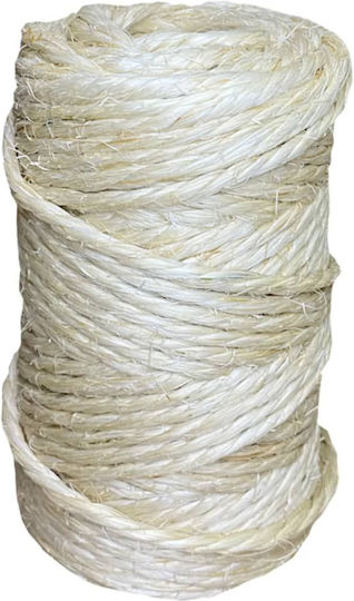 vidaXL Σχοινί Verdreht 4mm 50m Sisal 0.5kg