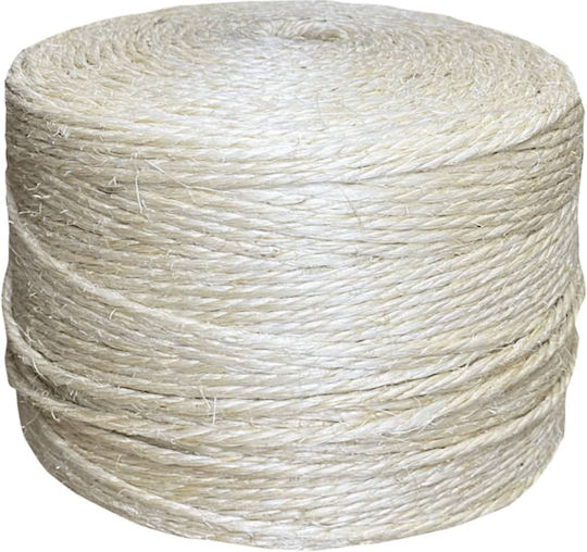 vidaXL Σχοινί Verdreht 4mm 500m Sisal 5kg
