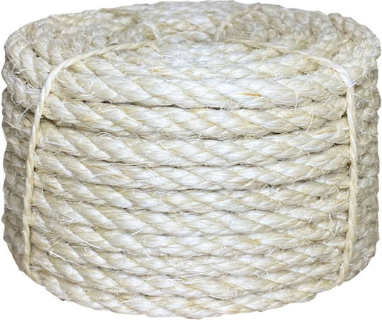 vidaXL Σχοινί Στριφτό 10mm 25m Σιζάλ 0.055kg