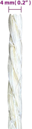 vidaXL Σnur Răsucit 4mm 100m Sisal 1kg