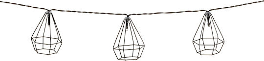 Atmosphera Hanging Solar Light Garland with Photocell IP44